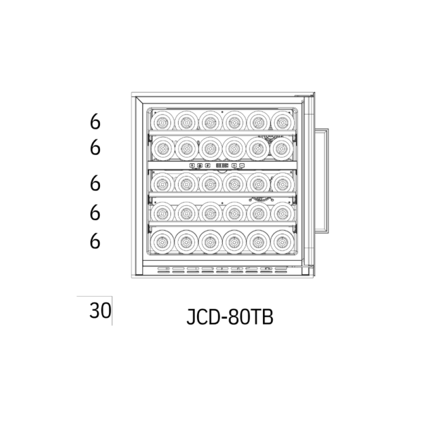 Cava de vino CAVIN SCD60FGB
