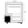 Refrigerador de bebidas para exterior CAVIN SW-63B