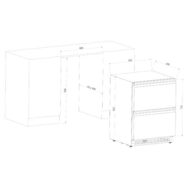Refrigerador de bebidas para exterior CAVIN SY-51D
